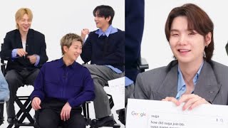 BTS Answer Googles Most Searched Questions Pt. 1