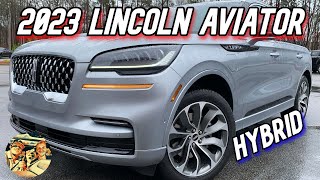 NEW 2023 LINCOLN AVIATOR GRAND TOURING I: Luxury Hybrid AWD SUV- Walkaround, Startup & Interior 301A