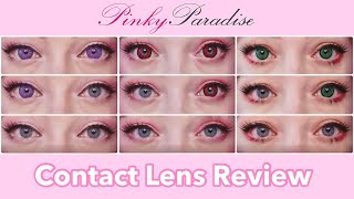 Pinky Paradise Contact Lense Review