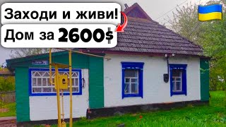 🇺🇦 Заходи и живи! Дом в селе за 2600$ Продажа недвижимости за копейки! Всё есть Уютное тихое село!