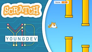 Scratch game series: สร้างเกม Flappy Cat