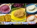 Baby Food Recipes For 1-3 Years Old | Brain Development | Superfood For Baby | Healthy Food Bites