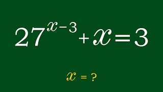 A Nice Olympiad Math Algebra Problem | How to solve for x?