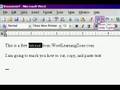Microsoft Word: Cut, Copy, Paste Microsoft Word: Cut, Copy, Paste