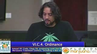 William Medina of Miami Norml Speaks out Against Florida Dispensary Bans