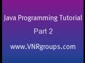 Java Programming Tutorial - Part 2 - Variables