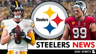 Steelers News & Rumors: JJ Watt Rumors Resurface + Major Kenny Pickett, Diontae Johnson Injury News
