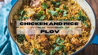 Uzbek Chicken Plov, a One-Pot Chicken and Rice Dish!