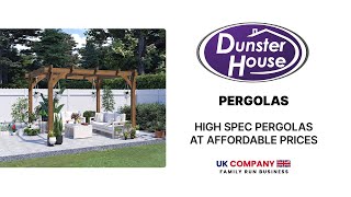 Wooden Garden Pergolas Inspiration - Heavy Duty D.I.Y structures | Dunster House