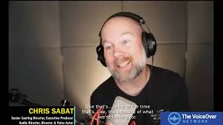 The Voiceover Hour LIVE webinar with Anime Voice Actor, Chris Sabat