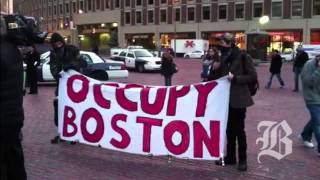 Occupy Boston marches through Government Center