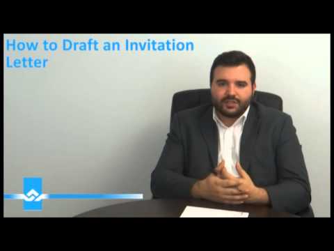 How to Draft an Invitation Letter for Visitor Visa How to Draft an Invitation Letter for Visitor Visa