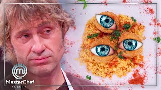 ¿Se comerán los OJOS del plato de Julián? | MasterChef Celebrity 6