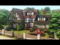 Large Family's Tudor Mansion | SIMS 4 Stop Motion Build | No CC