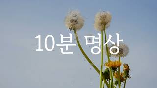 10분 명상,명상시계, 매일명상, 조용한, 1분 후 검은화면 O, 음악X l 10min meditation