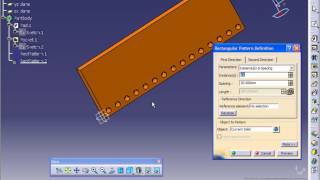 CATIA V5 Tutorial - Rectangular Pattern [71]