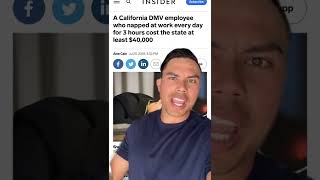 California DMV Worker Paid $40k for TAKING NAPS | Jobob