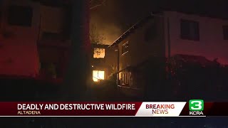 Eaton Fire | Melanie Wingo shares update from Altadena as flames consume homes