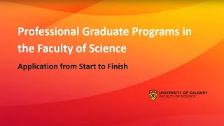 Application Guide Tutorial for the Professional Graduate Programs