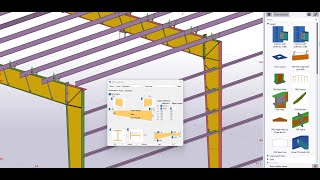 PEB Portal Frame from Tekla Warehouse