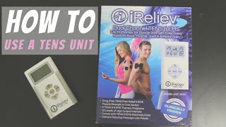 How to Use A TENS or EMS Unit to Relieve Muscle & Joint Pain