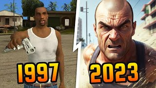 Evolution of Grand Theft Auto [1997-2023]