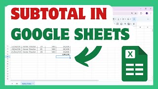 How To Use Subtotal In Google Sheets