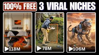 3 Faceless AI Niches Getting 100M+ Views (Step-by-Step Tutorial)