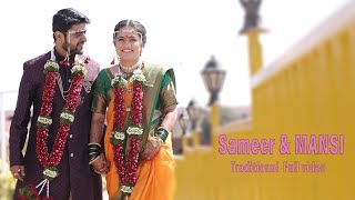 Sameer \u0026 MANSI  // Traditional  Full video // Marathi wedding 2024 // Euphoria films \u0026 photos