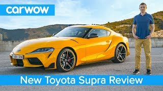Toyota Supra 2020 in-depth review - tested on road, sideways on track and over the 1/4 mile sprint!