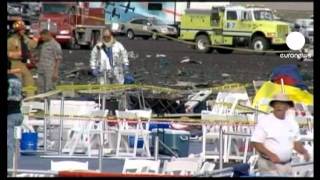 Three killed and scores injured in US air show crash