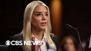 Lawmakers press Pam Bondi at Senate confirmation hearing