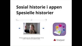 Sosiale historier i appen Spesielle historier