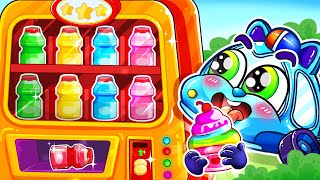 Juice Vending Machine Song🥰The Color Song🚓🚑+More Nursery Rhymes by Baby Cars & Friends