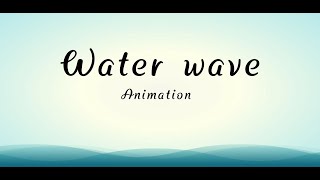 Simple Water wave Animation using CSS | CSS only | without JS