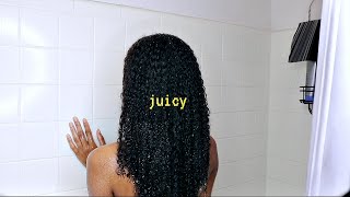 Summer Natural Hair Routine 2020 | Keep Curls HYDRATED, JUICY, & DEFINED in the heat/humidity
