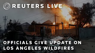 LIVE: Officials give update on Los Angeles wildfires