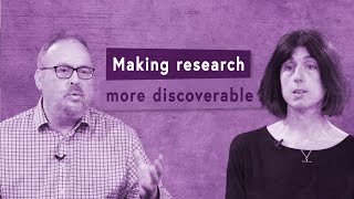 Transforming research for an Open Science world: Making research more discoverable