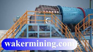 3D animation video of diamond pretreatment wash plant before DMS separation system
