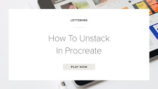 How To Unstack In Procreate