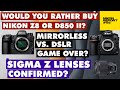 NIKON Z8 vs D850 II which??? SIGMA Z Lenses confirmed? Mirrorless vs DSLR Game Over? Nikon Report 92