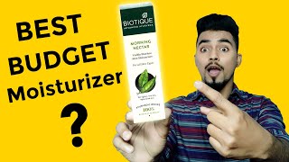 BIOTIQUE REVIEW - MORNING NECTAR VISIBLY FLAWLESS SKIN MOISTURIZER | BEST IN BUDGET?