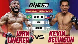 Massive Blows 👊🔉 John Lineker vs. Kevin Belingon | Full Fight