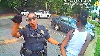 Woman Finds Herself At the Wrong Place Wrong Time, Runs Into No nonsense Cops