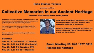 Collective Memories in our Ancient Heritage | Rupa Bhaty