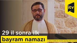 Şuşada 29 il sonra ilk bayram namazı qılınıb