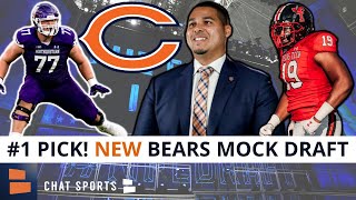 #1 PICK! Chicago Bears Mock Draft With LOTS OF TRADES: Tyree Wilson AND Peter Skoronski | NFL Draft