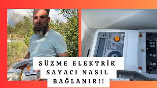 how to connect electricity meter