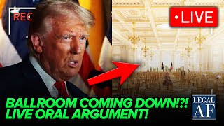 LIVE: Trump BALLROOM Project UNDER FIRE in Court!!!