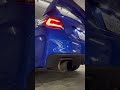 2021 wrx sti tomei expreme ti catback exhaust cold start wrx wrxsti tomei exhaust subaru